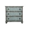 Right2Home Distressed Three Drawer Farmhouse River Blue Accent Chest 0 100x100