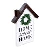 Rustic Wood Block House Little Wood House Decor Home Sweet Home Sign Wood Houses Farmhouse Decorative 0 100x100