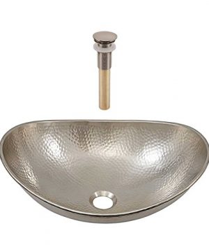 Sinkology SB305 19N AMZ TP Hobbes Popup Drain Nickel Bath Sink 0 300x360
