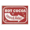 Stupell Industries Holiday Rustic Distressed White And Red Vintage Sign Hot Cocoa Served Here Wall Plaque 10 X 15 Design By Artist Daphne Polselli 0 100x100