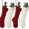 Toes Home Christmas Stockings Cable Knit Rustic Christmas Decorations Personalized Classic Xmas Stocking 18 Set Of 4 0 100x100