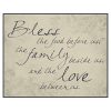 Bless The Food Before Us Printed Wall Sign 12x15 0 100x100