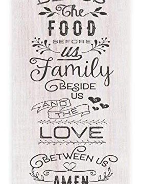 Bless The Food Before Us And Family Beside Us Wood Wall Sign 9x18 Unframed 0 278x360