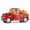 Fall Lighted Water Lantern Turkey In Vintage Red Truck With Pumpkins For Fall Harvest Day Decor Thanksgiving Snow Globe With Swirling Glitter 0 100x100