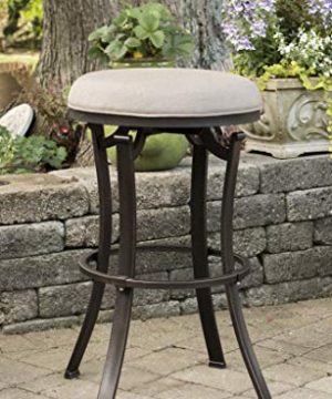 Hillsdale Furniture Bryce Swivel Counter Stool Black 0 300x360
