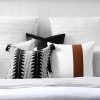 INSPIRED IVORY Decorative Throw Pillow Covers Set Of 3 Modern Pillow Cases Square Cushion Cover For Sofa Couch Farmhouse Decor 18x18 Inch Onyx Collection 0 100x100