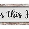 Bless This Home Wood And Metal Wall Decor Sign For HomeLiving RoomPorchLarge Farmhouse Wall SignRustic Kithen SignGift For FamilyDistressed White 65 X 27 X 1 0 100x100