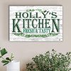 Broad Bay Custom Name Kitchen Sign Farmhouse Wall Art Personalized Gift For Men Women Cooks Chefs 0 100x100