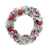Christmas Wreath19in Christmas Decorations For Front DoorIndoor Outdoor Winter Wreath Hanging Christmas Decor Red And White 1969in 0 100x100
