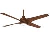Minka Aire F543L DK Swept 56 Inch Ceiling Fan With Integrated 20W LED Dimmable Light In Distressed Koa Finish 0 100x100
