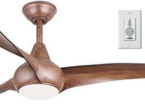 Minka Aire F844 DK Light Wave 52 Ceiling Fan Distressed Koa With Remote And Additional Wall Control 0 300x218