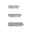 Photo Booth Frames Wall Shelves 3 Pack Grey Floating Shelves 0 100x100