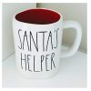 Rae Dunn Santas Helper With Red Interior Christmas Holiday Coffee Tea Mug Artisan Collection By Magenta LL 0 100x100
