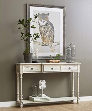 Right2Home 3 Drawer White Entryway Console Table 0 0 300x360