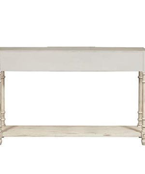 Right2Home 3 Drawer White Entryway Console Table 0 5 300x360
