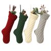 SherryDC Cable Knit Christmas Stockings 4 Pack 18 Inches Large Personalized Fireplace Hanging Stockings For Christmas Decorations 0 100x100