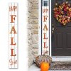 Tall Outdoor Happy Fall Yall Rustic Craft Porch Sign For Front Door 6ft Vertical Wooden Welcome Sign For Front Porch Modern Farmhouse Decor Front Porch Decor 0 100x100
