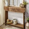 The Lakeside Collection Farmhouse Sentiment Console Table With Live Laugh Love Inscribed 0 100x100