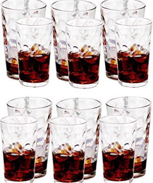Amlong Crystal Harmony Drinking Glasses Set Of 12 Pieces 6 X 12oz 6 X 16oz 0 300x360
