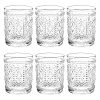 Bekith 6 Pack Drinking Glasses 95 Oz Romantic Water Glasses Tumblers Heavy Duty Vintage Glassware Set For Whisky Juice Beverages Beer Cocktail 0 100x100