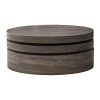 Christopher Knight Home CKH Lenox Oval Mod Rotating Wood Coffee Table Black 0 100x100