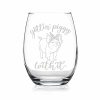 Getting Piggy With It Bandana Stemless Wine Glass Farmhouse Gift Pig Gift Country Gift Farmhouse Wine Glass Pig Wine Glass 0 100x100