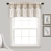 Lush Decor Linen Button Window Curtain Valance 18 L X 52 W 0 100x100