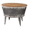 Signature Design By Ashley Shellmond Rustic Distressed Metal Accent Cocktail Table With Lift Top 20 Gray 0 100x100