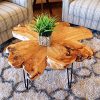 WELLAND Natural Edge Coffee Table Style D 0 100x100