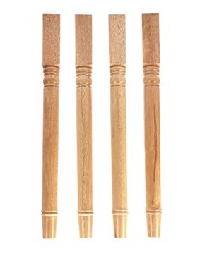 Tonchean 28 Inch Furniture Legs 4 Pack Turned Farmhouse Table Legs Set DIY Wood Legs Round Farmhous Legs Replacement Coffee Table Bench Dining Legs Varnish Coated 0 300x360