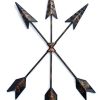 CraftyCrocodile Arrow Wall Decor Native American Decoration For Rustic Farmhouse Distressed Aesthetic Symbolic Cast Iron Art Piece For Home Living Room Gallery Display Cafe Hook Included 0 100x100
