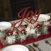 Glitzhome Christmas Table Centerpiece 20 Inches Metal Joy Sign Christmas Tabletop Decor With Pine Cone Berries Rustic Home Decor For Table Fireplace Mantel Perfect Cutout Word Sign 0 100x100