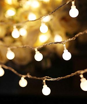 43 Ft 100 Led Christmas Lights Globe String Lights Plug In For Bedroom Decor Indoor Outdoor Fairy Light For Home Wall Garden Decorations Warm White 0 300x360