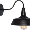 BRIGHTESS 80 Retro Black Wall Sconce Gooseneck Barn Flat Lamp Industrial Vintage Farmhouse Wall Lamp Outside Led Lamp Fixtures Hardwired 0 100x100