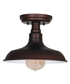 Design House 519884 Kimball 1 Semi Flush Mount Ceiling Light Coffee Bronze 0 300x360