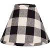 Home Collections By Raghu 16 Inch Lamp Shade Black Buffalo Check Buttermilk Washer 16 0 100x100