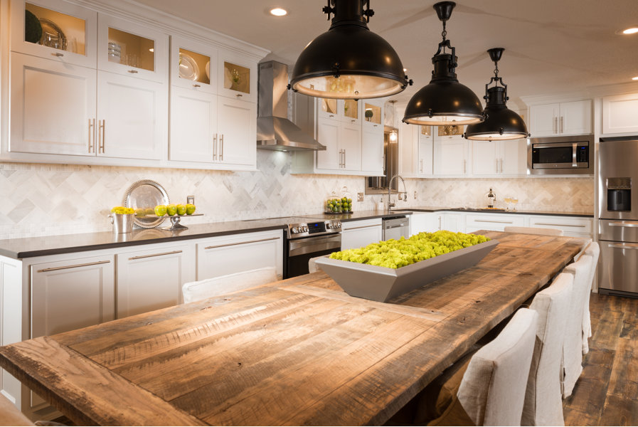 Modern Rustic Kitchen Design by Interiors by Design Bev Moore