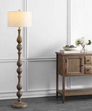 Safavieh FLL4031A Home Collection Glendora Brown Wooden Finish Floor Lamp 0 300x360