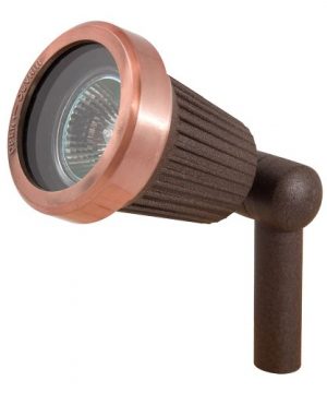 Sterno Home Paradise GL22724RC Spotlight With 20 Watt MR16 Halogen Bulb Quick Clip Connector Low Voltage Aluminum Outdoor Path Light Finish Rust Copper 0 300x360