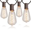 Vanthylit Outdoor Patio String Lights Globe String Lights With 15FT 15LT Warm White Waterproof Retro Vintage Edison Bulbs1 Spare For Backyard Patio Bistro Party Garden 0 100x100