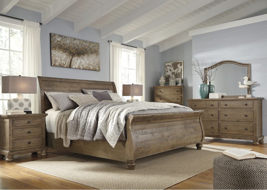 Wooden Farmhouse Bedroom Furniture