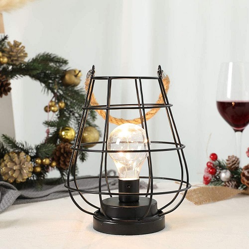 28 JHY DESIGN 8.5 Cage Bulb Lantern Decorative Lamp