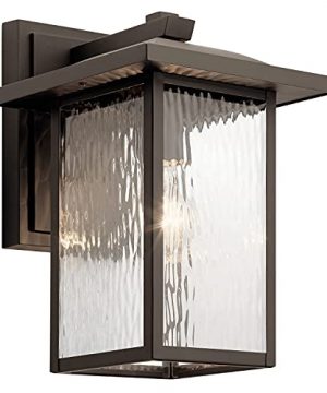 Capanna 1325 1 Light Outdoor Wall Light With Clear Water Glass In Olde Bronze 0 300x360