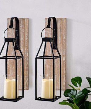 New Metal Wall Candle Sconces Pair with Led Wax Candles - Wall Candle – MMM  Home Decor