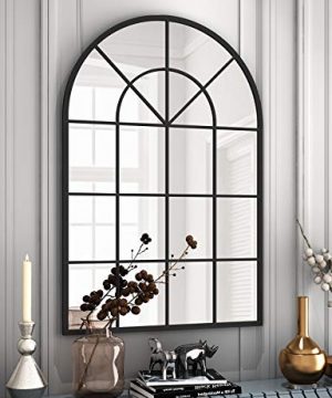 Arched Window Finished Metal Mirror 32456 Wall Mirror Windowpane Decoration For Living Room Bedroom Bathroom 0 300x360