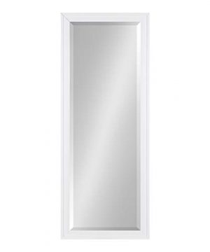 DesignOvation Bosc Framed Full Length Panel Wall Mirror 195x515 White 0 300x360