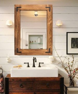 Farmhouse Bathroom Mirrors & Vanity Mirrors