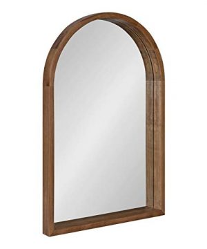 Kate And Laurel Hutton Rustic Arch Mirror 20 X 30 Natural Rustic Farmhouse Accent Mirror For Wall 0 300x360