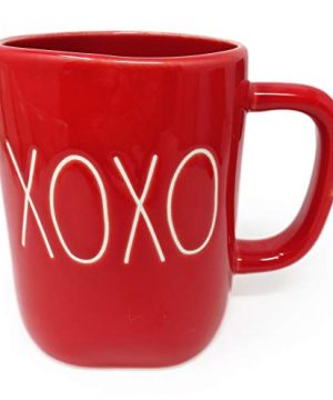 New Rae Dunn By Magenta XOXO Red Valentines Day Coffee Mug 0 300x360