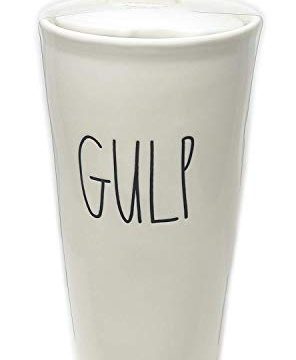 Rae Dunn By Magenta GULP Large Letter LL Ceramic Travel Tumbler Mug 0 296x360